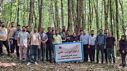 گزارش تصويری بازديد علمی دانشجويان مقطع کاردانی رشته منابع طبیعی و کارشناسی جنگلداری تلفیقی از جنگل های محدوده شركت صنايع چوب و كاغذ مازندران 