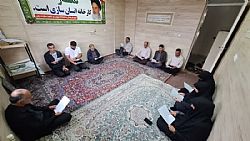 برگزاری مراسم هفتگی روح بخش و پرفیض زیارت عاشورا در نمازخانه مرکز علمی کاربردی صنایع چوب و کاغذ مازندران  