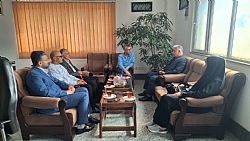 نشست صمیمی سرپرست دانشگاه صنایع چوب و کاغذ مازندران با معاون خبر صدا و سیمای مازندران 