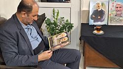 دیدار صمیمانه رئیس مرکز علمی کاربردی صنایع چوب و کاغذ مازندران و رابط دفتر نهاد رهبری دانشگاه جامع علمی کاربردی استان با حضورجمعی از کارکنان مرکز از پدر شهید حاج آقا سلیمانی کوتنائی مسئول حوزه علمیه امام صادق علیه السلام  